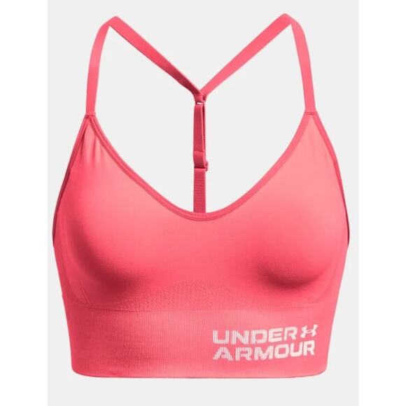 Under Armour Other - Under Armour Seamless Low Cut Longline Sports Bra Pink In Dubai Color Large